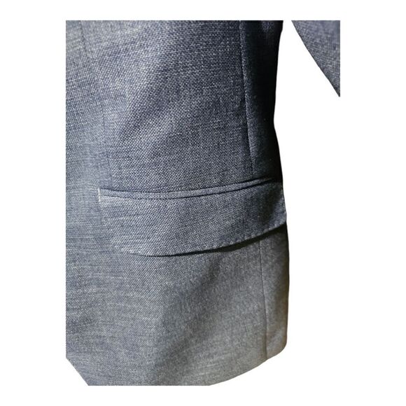 PERRY ELLIS PORTFOLIO Blue Double Vented Modern Fit Blazer Suit Jacket -Size 42R - Picture 6 of 11